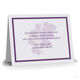 Violet Bouquet Folded Sympathy Cards Image 3 of 3